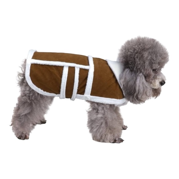 RYPET-SMALL DOG WINTER COAT-SHEARLING FLEECE-SIZE XL - Picture 1 of 10